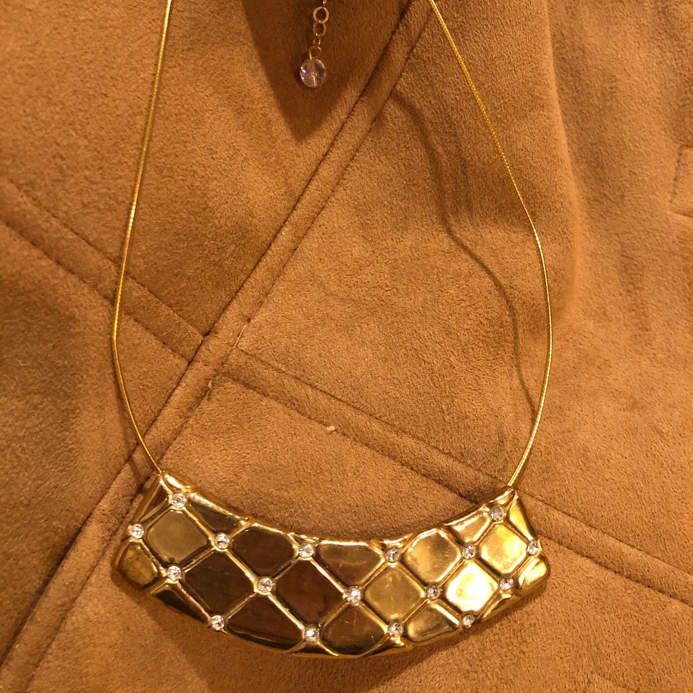 Orit Schatzman 925 Gold pendant necklace